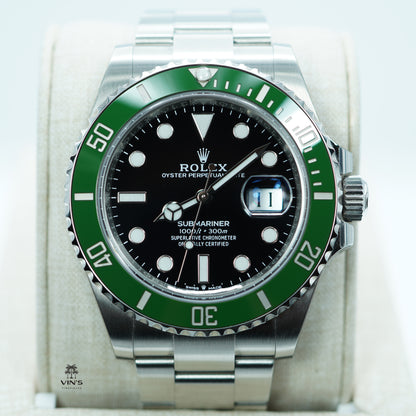 Rolex 126610LV Submariner 41mm Viền Xanh MK2 Mặt Số Đen 2024