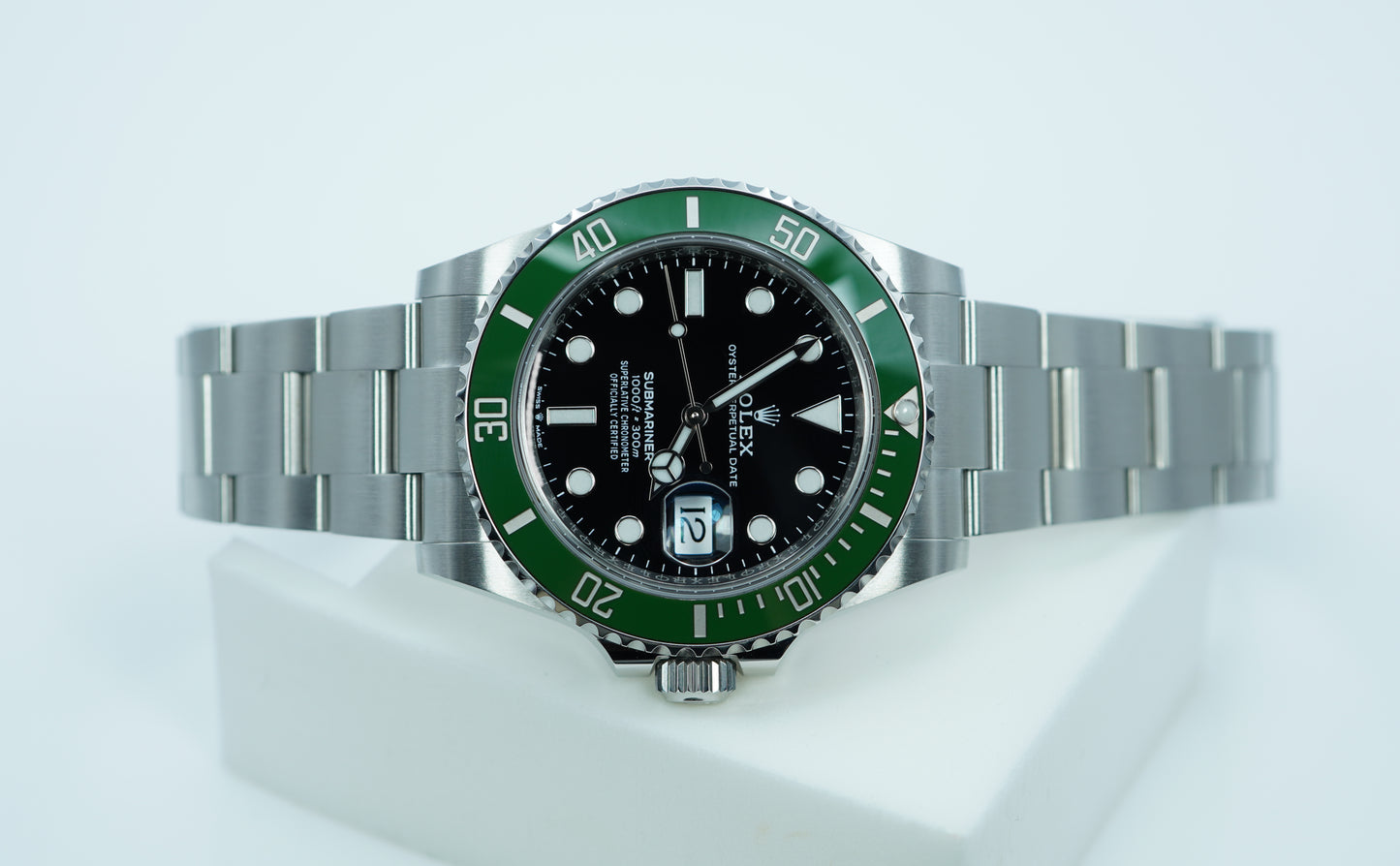 Rolex 126610LV Submariner 41mm Viền Xanh MK2 Mặt Số Đen 2024