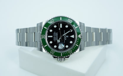 Rolex 126610LV Submariner 41mm Viền Xanh MK2 Mặt Số Đen 2024