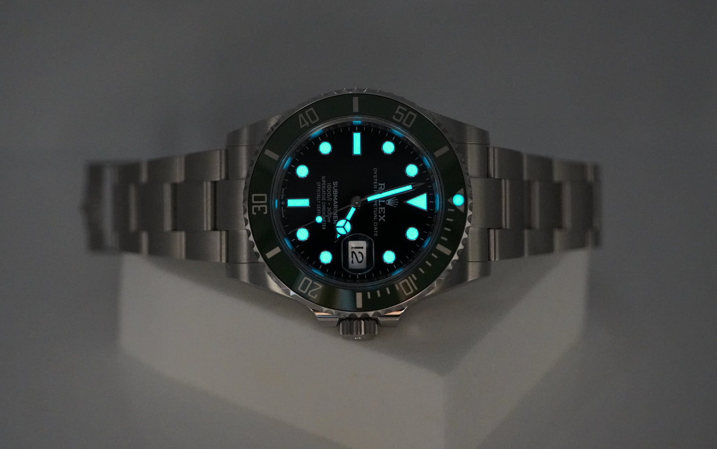 Rolex 126610LV Submariner 41mm Viền Xanh MK2 Mặt Số Đen 2024