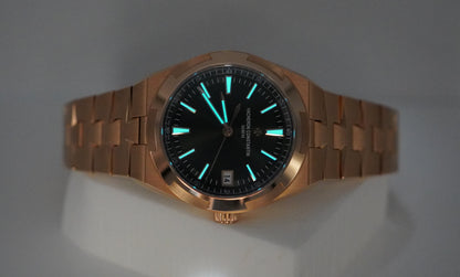 Vacheron Constantin Overseas 4520V Vàng Hồng Mặt Số Xanh Lá 2024