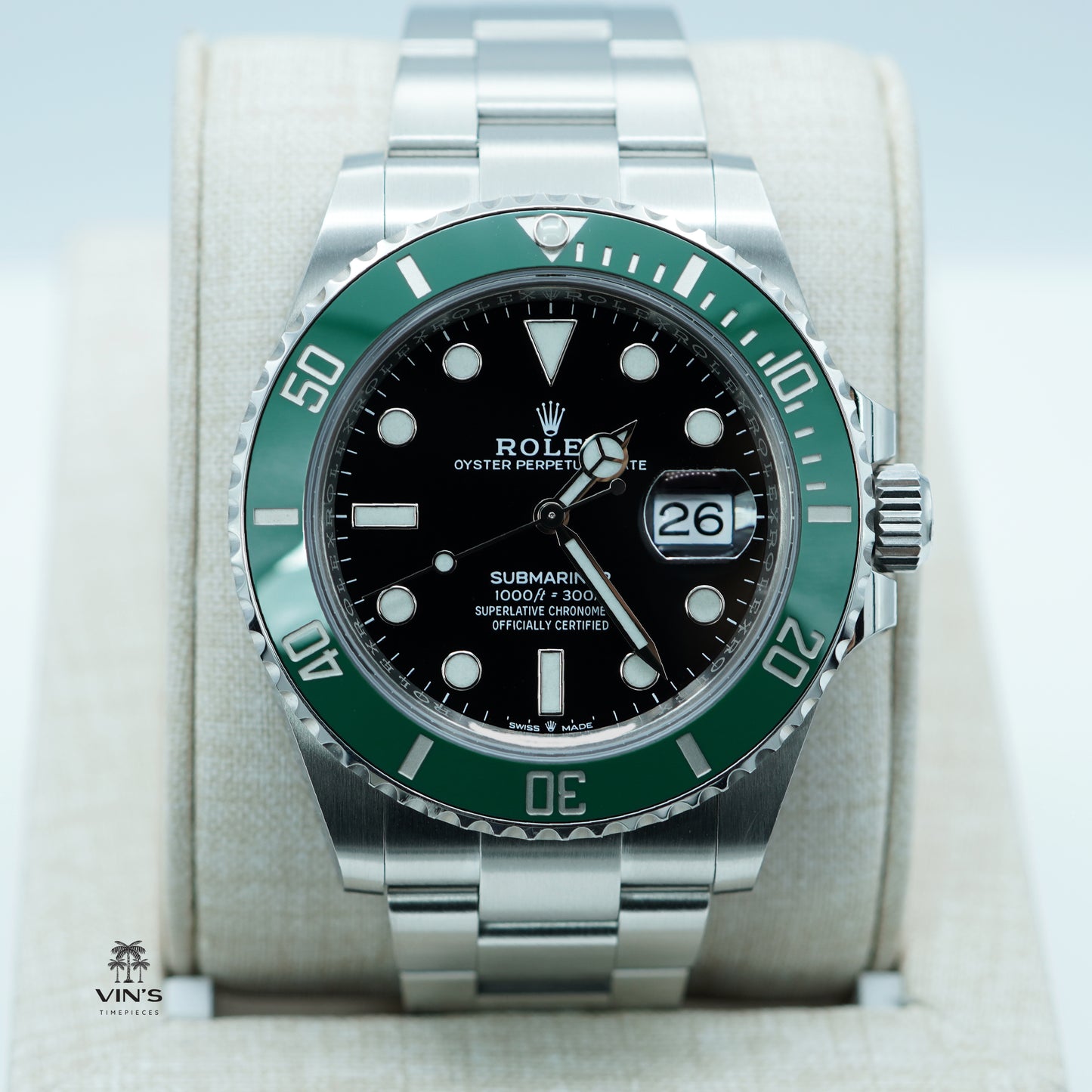 Rolex 126610LV Submariner 41mm Viền Xanh MK1 Mặt Số Đen 2023