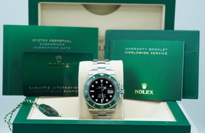 Rolex 126610LV Submariner 41mm Viền Xanh MK1 Mặt Số Đen 2023