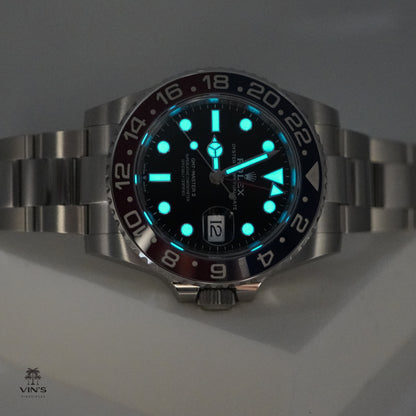 Rolex 126710BLRO Pepsi GMT Master II Vành Đỏ Xanh Oyster 2023