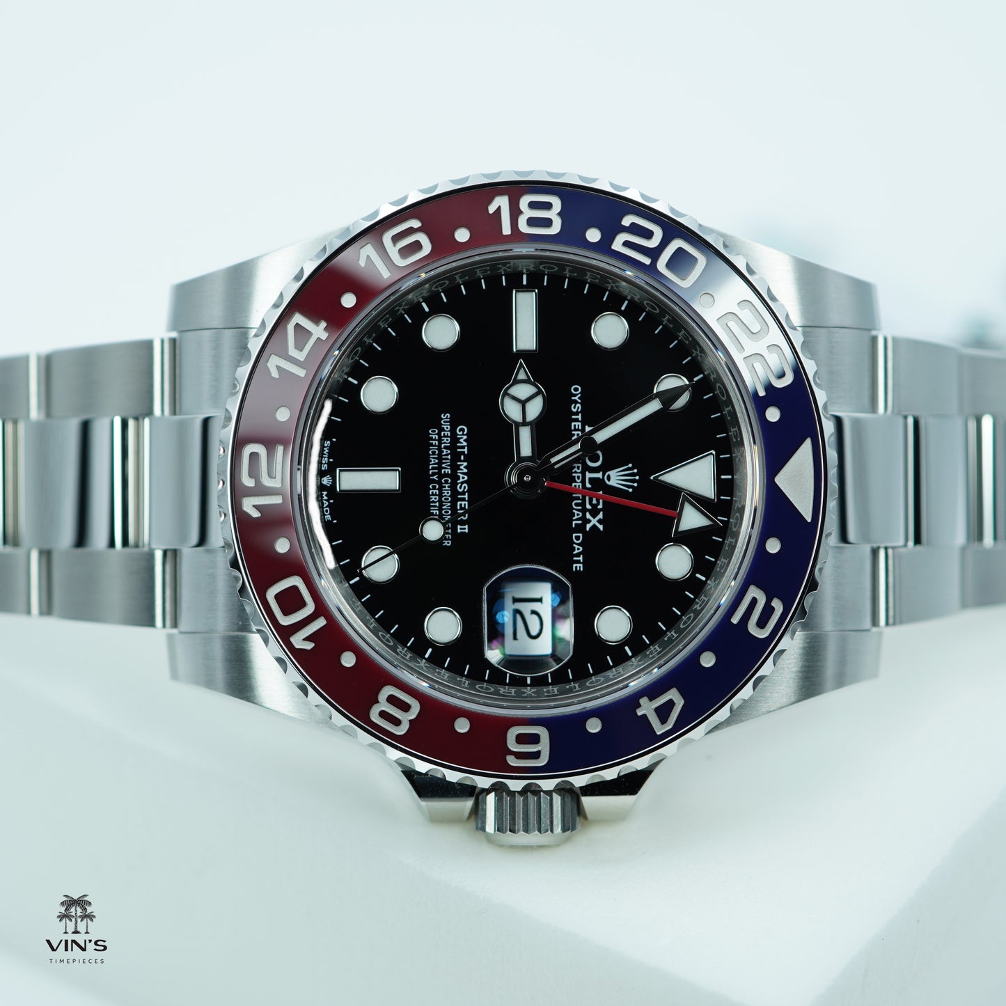 Rolex 126710BLRO Pepsi GMT Master II Vành Đỏ Xanh Oyster 2023