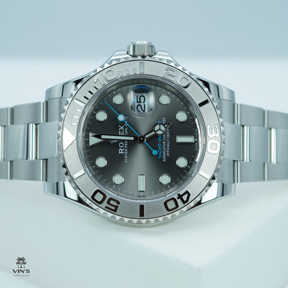 Rolex 126622 Yachtmaster Platinum Bezel Slate Dial 40mm 2022