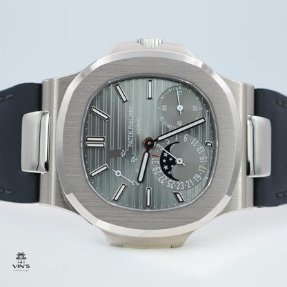 Patek Philippe 5712G Nautilus Moonphase Vàng Trắng Mặt Số Slate 2021