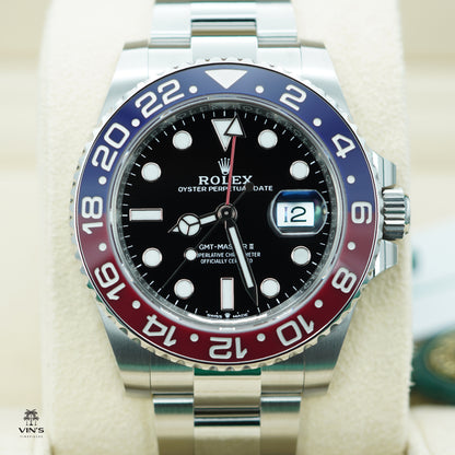Rolex 126710BLRO Pepsi GMT Master II Vành Đỏ Xanh Oyster 2023