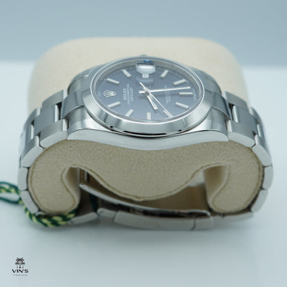 Rolex 126300 Datejust 41, Mặt Số Xanh Dương, Dây Đeo Oyster, 2024