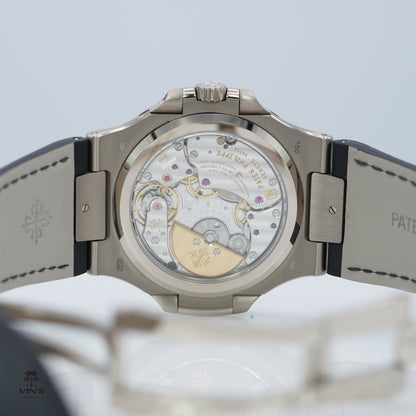 Patek Philippe 5712G Nautilus Moonphase Vàng Trắng Mặt Số Slate 2021